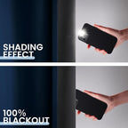 SimpleHome Blue Ombre 100% Blackout Curtains - Image 5