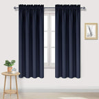 DWCN Navy Room Darkening Blackout Curtains by DWCN