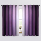 Yakamok Thermal Insulated Ombre Curtains 63 Inch Length 2 Panels, Room by Yakamok