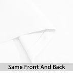 Yakamok Pure White Room Darkening Curtain Panels, Thermal Insulated Curtains - Image 5