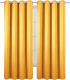 LEMOMO Blackout Curtains 52 x 120 Inch Long Yellow Curtains Set of 2 Panels - Image 2