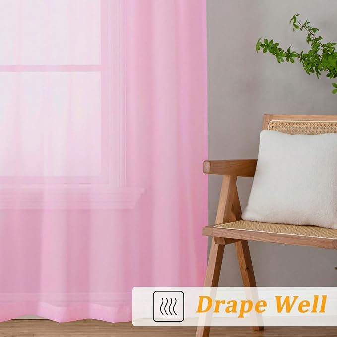 Gwine Sheer Curtains 96 Inches Long - Image 6