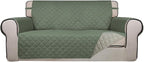 PureFit Reversible Quilted Sofa Cover, Water Resistant Slipcover Furniture by PureFit