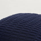 Fancy Homi 4 Packs Navy Blue Decorative Throw Pillow Covers 24x24 Inch - Image 5