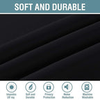 H.VERSAILTEX Blackout Curtain for Living Room Small Window Kitchen Blackout - Image 4