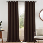 Yakamok Blackout Curtains for Bedroom 2 Panels Set 108 Inch Length Thermal by Yakamok
