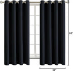 BGment Black Blackout Curtains for Bedroom - Image 9