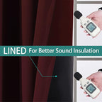 Yakamok 63 Inch Length 100% Blackout Curtains - Image 4