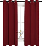 NICETOWN Christmas Window Curtains Blackout Drapes, Thermal Insulated Solid - Image 4