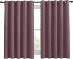 NICETOWN Thermal Insulated Curtains Blackout Draperies, Window Treatment Solid - Image 2