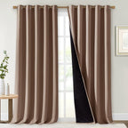 NICETOWN Warm Curtains for Winter, Complete Blackout Shades for Large Window by NICETOWN