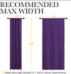 NICETOWN Blackout Draperies Curtains 84 Long - Image 6