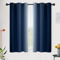 SimpleHome Ombre Room Darkening Curtains 54 inches Length by SimpleHome