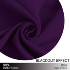 Yakamok Purple Blackout Curtains - Image 5