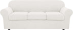 H.VERSAILTEX 4 Piece Stretch Sofa Covers by HVERSAILTEX