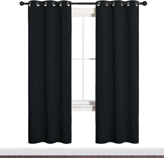NICETOWN Bathroom Blackout Thermal Curtains and Drapes by NICETOWN