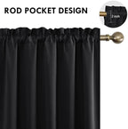 DWCN Blackout Curtains for Living Room Thermal Insulated, Energy Saving & Noise - Image 3