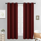 Yakamok Blackout Curtains for Bedroom, Thermal Insulated Blackout Window by Yakamok