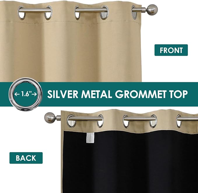 ChrisDowa 100% Blackout Curtains - Image 3