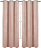 LEMOMO Blush Thermal Blackout Curtains/42 x 84 Inch/Set of 2 Panels Room - Image 2