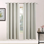 Yakamok Blackout Curtains Room Darkening Thermal Insulated Grommet top Window by Yakamok
