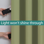 Yakamok 100% Blackout Curtains 84 Inches Long, 2 Thick Layers Heat and Full - Image 3