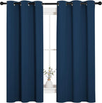 NICETOWN Room Darkening Curtains 63 inch Length 2 Panels, Thermal Insulated - Image 2