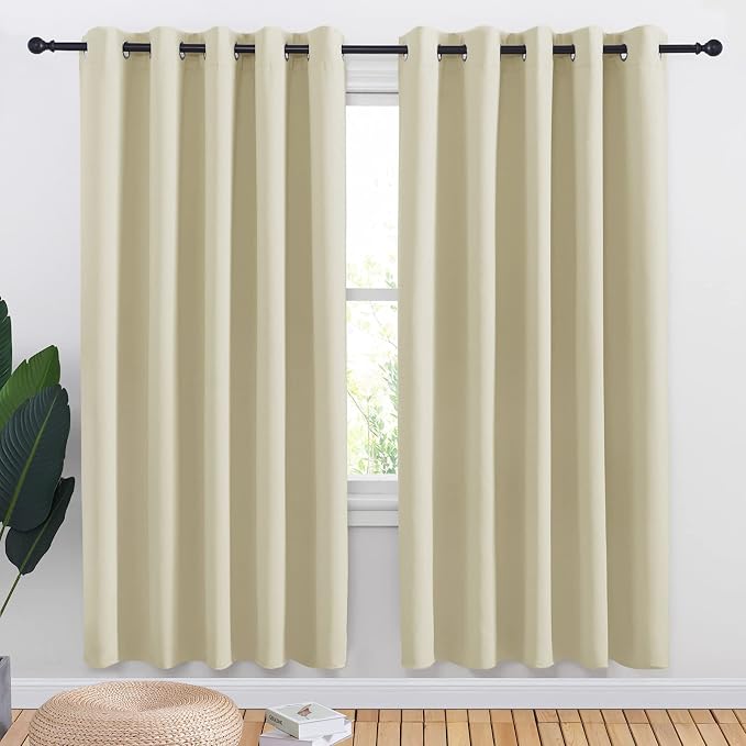 NICETOWN Room Darkening Draperies Window Curtain Panels, Thermal Insulated by NICETOWN