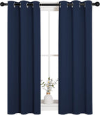 NICETOWN Blackout Draperies Curtains, 1 Pair, 29 x 40 Inch, All Season Thermal - Image 2