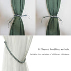 BEL AVENIR Curtain Rope Tiebacks, Drapery Rope Holdbacks - Image 5