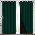 Yakamok 100% Blackout Lined Panels, Room Darkening Thermal Insulated Blackout by Yakamok