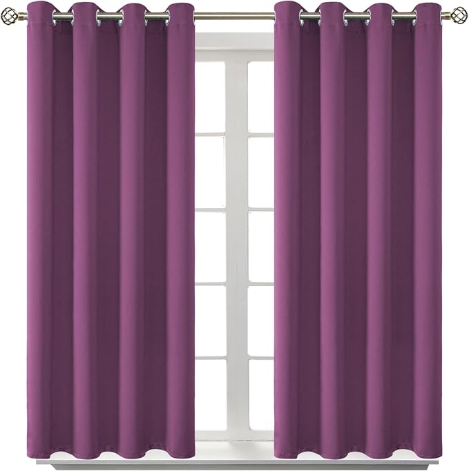 BGment Room Darkening Curtains 54 Inches Long by BGment