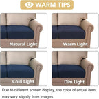 H.VERSAILTEX High Stretch Individual Seat Cushion Covers Sofa Slipcovers Couch - Image 7