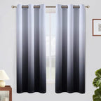 SimpleHome Ombre Curtains 42 x 63 Inch by SimpleHome