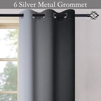 SimpleHome Ombre Room Darkening Curtains 36 inches Length - Image 4