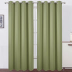 LEMOMO Blackout Curtains 52 x 108 inch/Sage Green Curtains Set of 2 by Lemomo