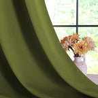 NICETOWN Living Room Window Curtain Panels, Thermal Insulated Solid Grommet - Image 5