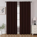 CUCRAF Blackout Curtains 108 inch Length 2 Panels Set, Rod Pocket Room by CUCRAF