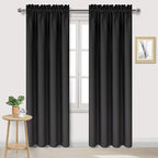 DWCN Blackout Curtains for Bedroom – Thermal Insulated Energy Saving Drapes for by DWCN