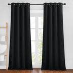 NICETOWN Black Out Curtains 96 inches Long, Grommet Thermal Insulated Blackout by NICETOWN