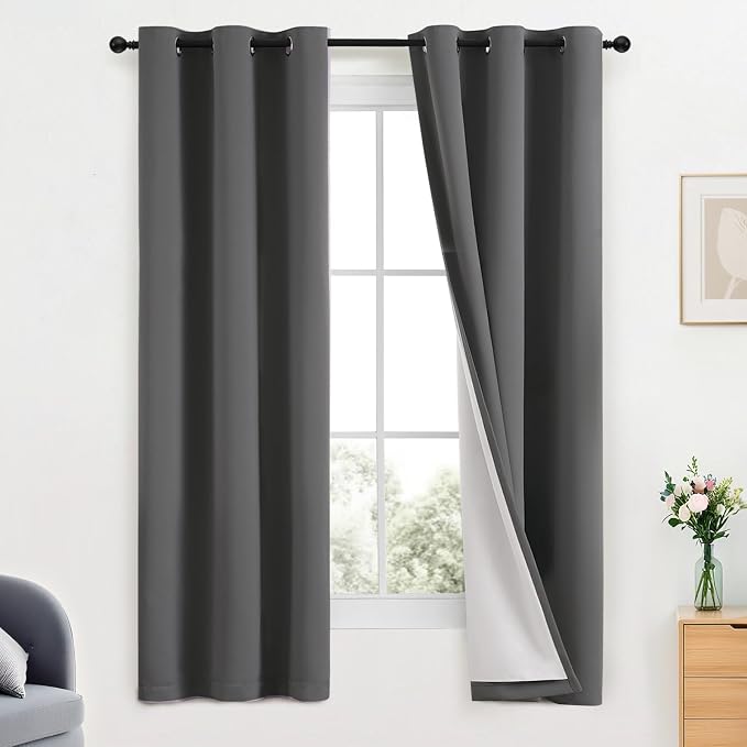 Yakamok Room Darkening 100% Blackout Curtains Grommet Window Treatments by Yakamok