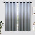 SimpleHome Ombre Curtains 52 x 63 Inch by SimpleHome