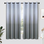 SimpleHome Ombre Curtains 52 x 63 Inch by SimpleHome