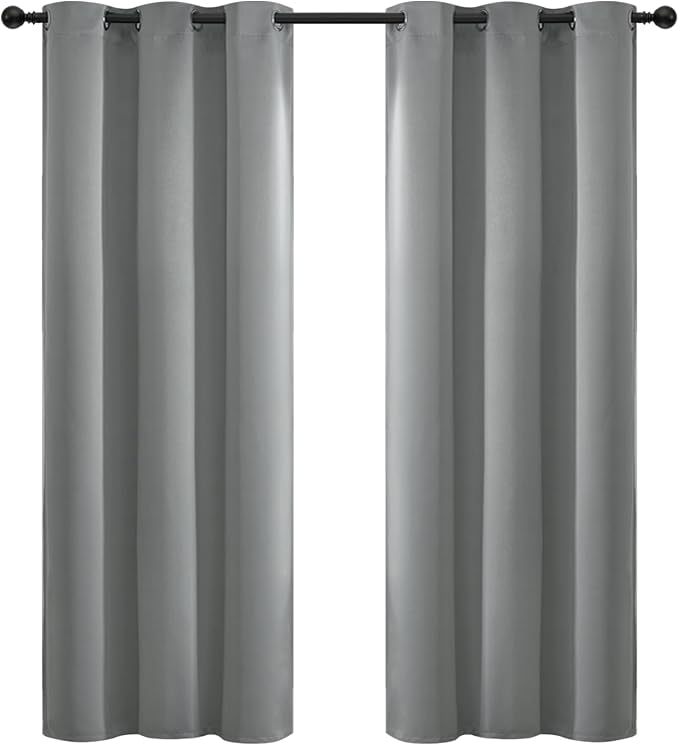 Yakamok Dove Grey Room Darking for Livingroom Dining Room Darkening Thermal by Yakamok