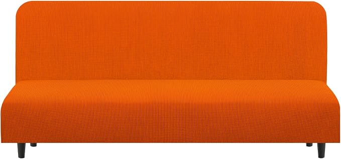 U-NICE HOME Stretch Futon Cover Armless Bed Slipcover by U-NICEHOME