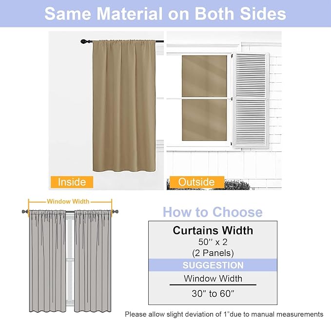 Simplebrand Blackout Extra 10ft Curtains - Image 8