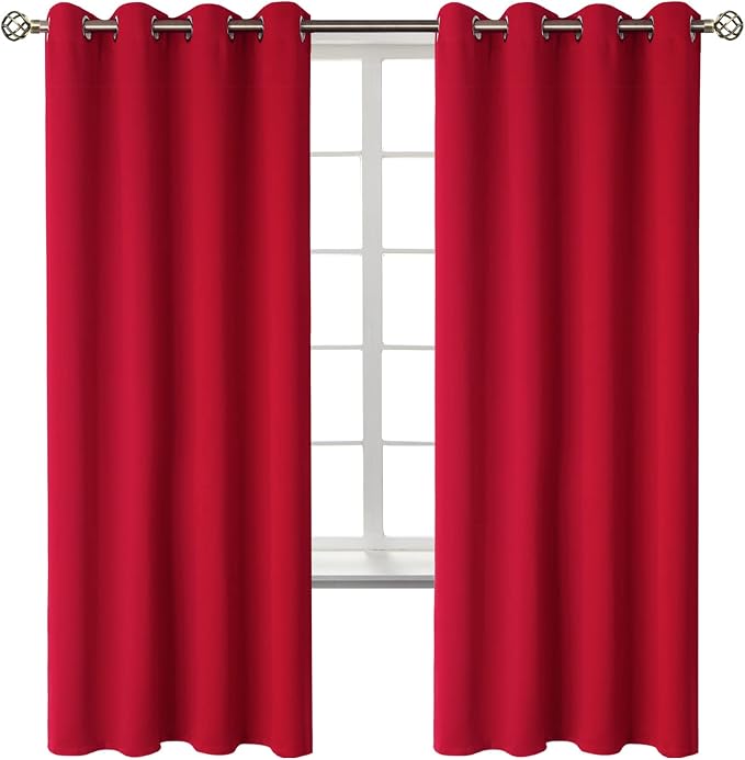 BGment Room Darkening Curtains 72 Inches Long by BGment