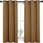 NICETOWN Sleek Blackout Curtains 45 inches Length - Image 2