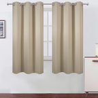 LEMOMO Blackout Curtains 40 x 63 inch/Beige Curtains Set of 2 Panels/Thermal by Lemomo