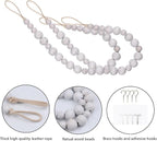 OCIOLI 4 Pieces of Boho Curtain Tiebacks Curtain Holdbacks Curtain Hooks - Image 4